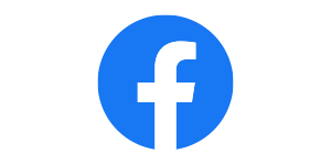Bilden visar Facebooks logotyp i blå färg