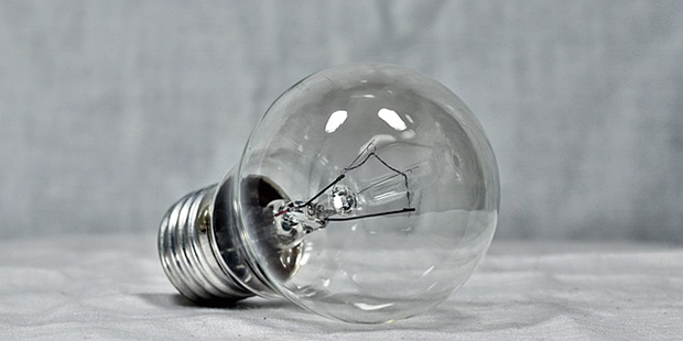 Bild på en glödlampa
