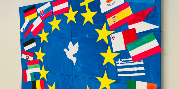 flaggor EU
